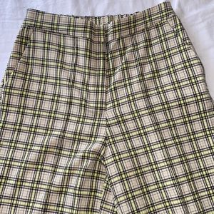Topshop checkered trousers